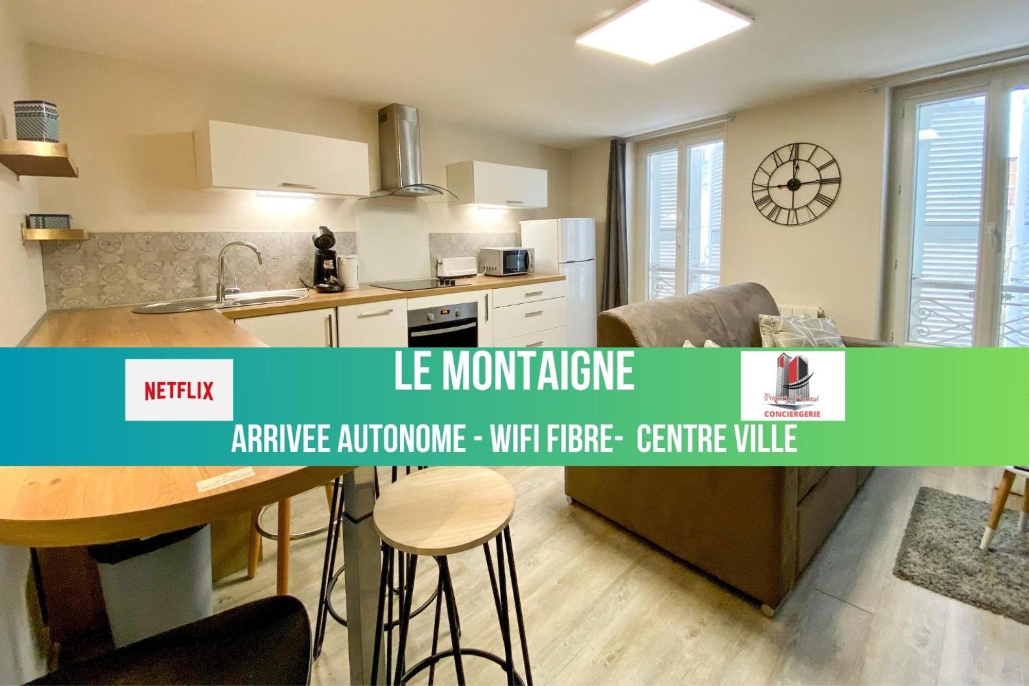 Le Montaigne - Wifi Fibre- Coeur Du Centre Ville-Property Rental Nm Perigueux Ngoại thất bức ảnh
